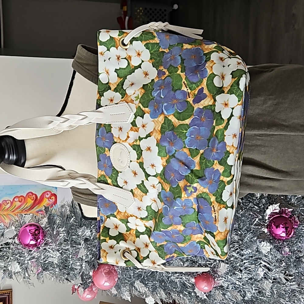 DOONEY BOURKE XL FH FLORAL SHOPPER TOTE